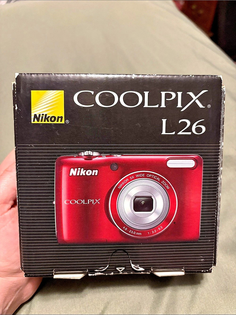 Nikon COOLPIX L26 Red Digital Camera Vintage Y2K Digicam